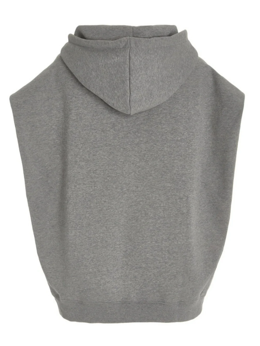 The Frankie Shop Alex Sleeveless Statement Shoulder Hoodie NWT | Heather Grey